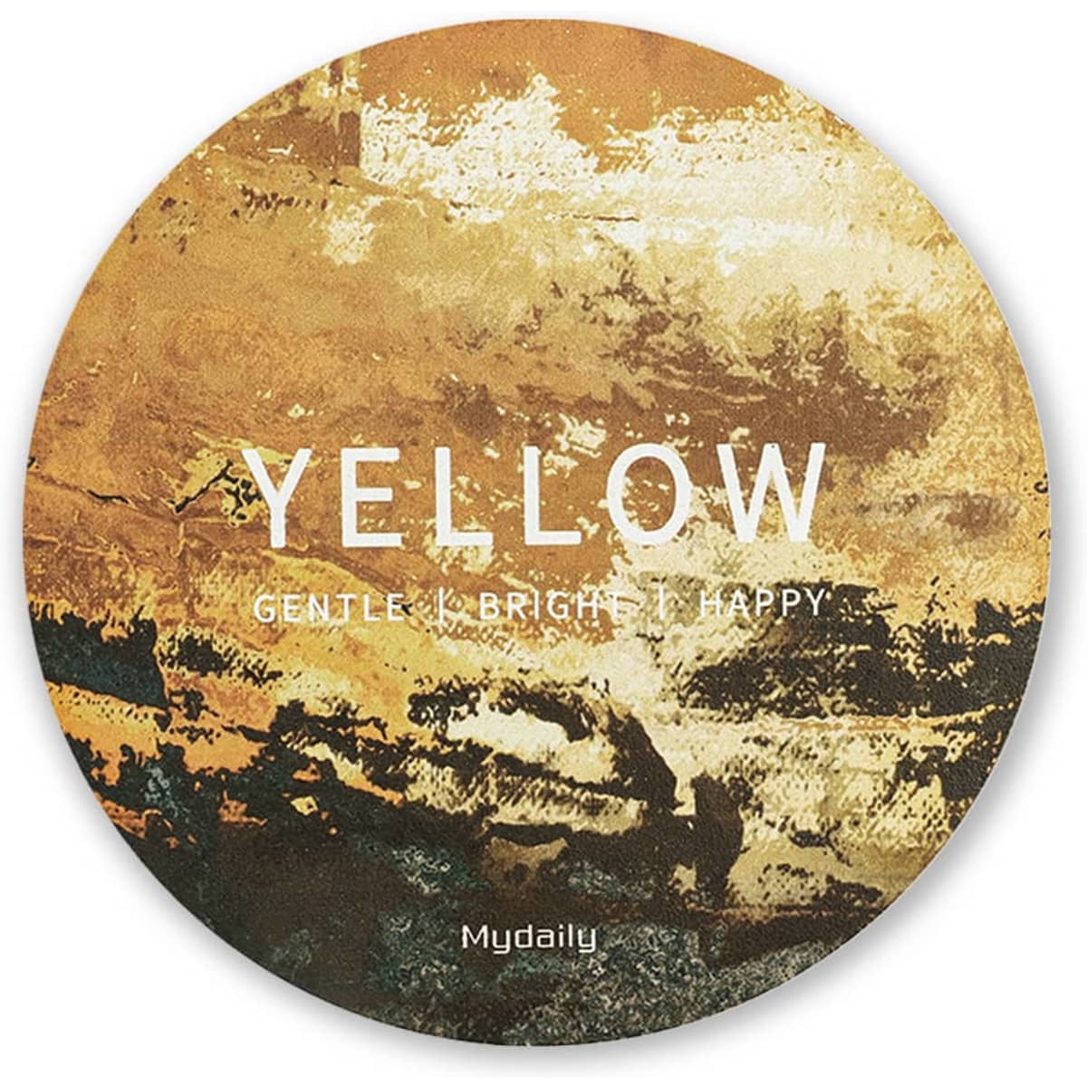 Round Frosted Metal Coaster