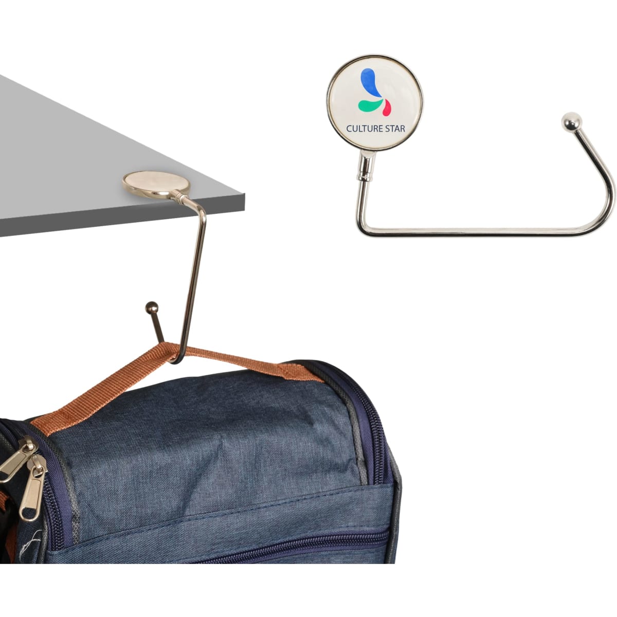 Round Straight Desk Hook