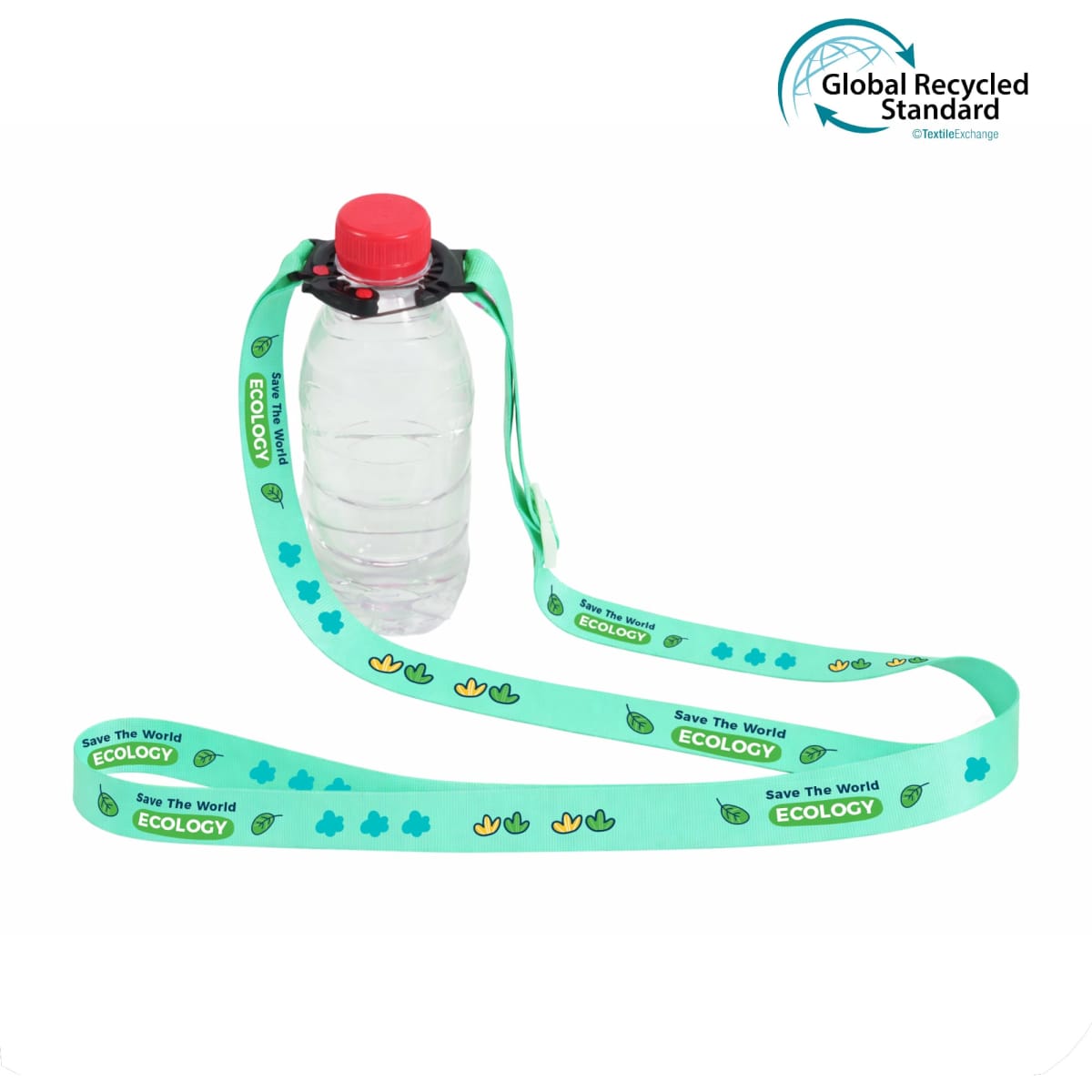 RPET Water Bottle Lanyard