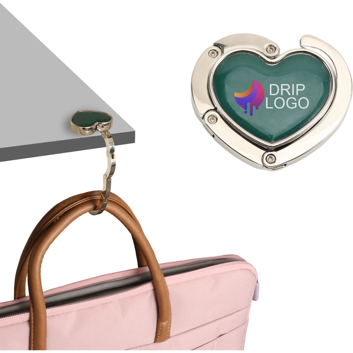 Heart Foldable Desk Hook