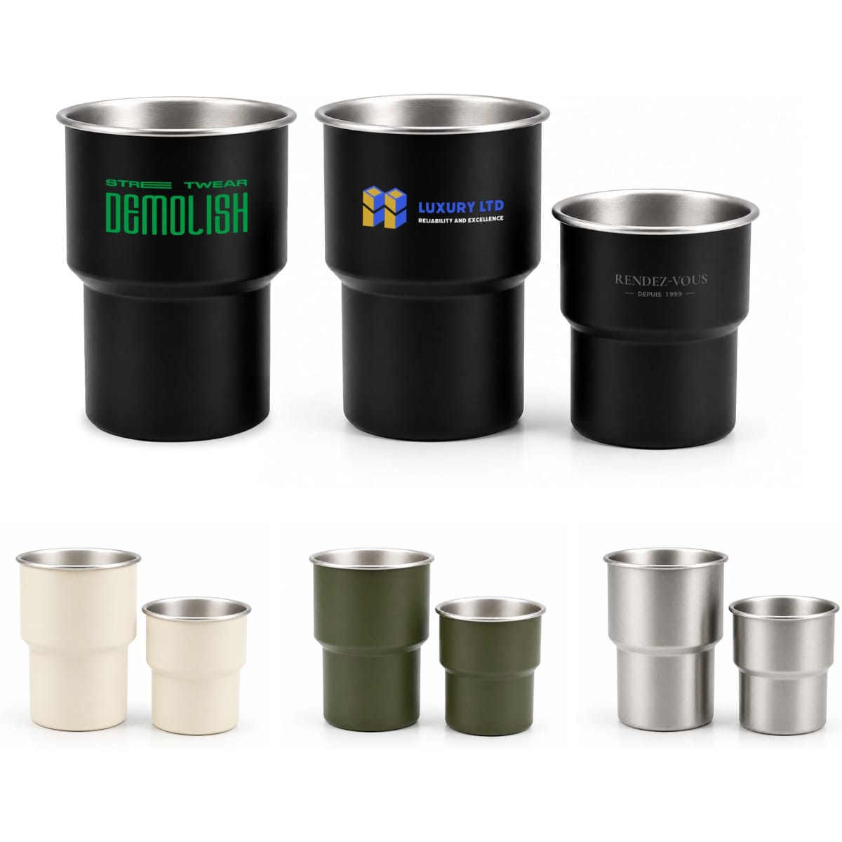 280ML/500ML Stainless Steel Camping Mug