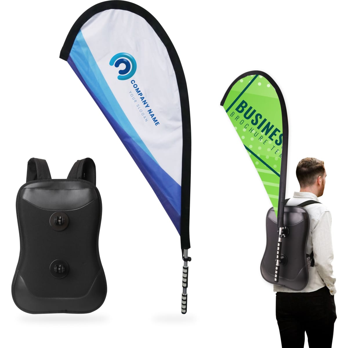 Teardrop Backpack Flag