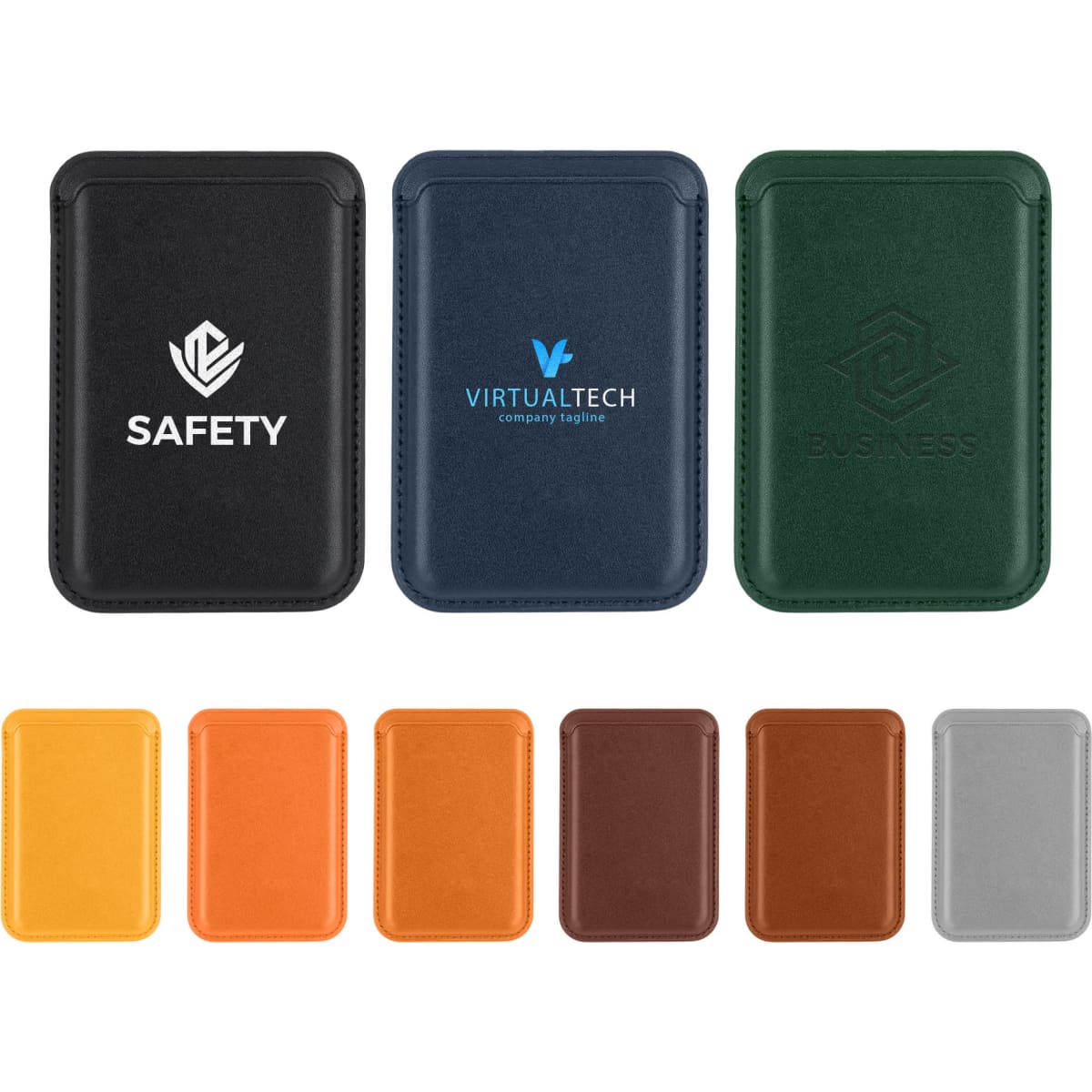 PU Magnetic Phone Card Holder