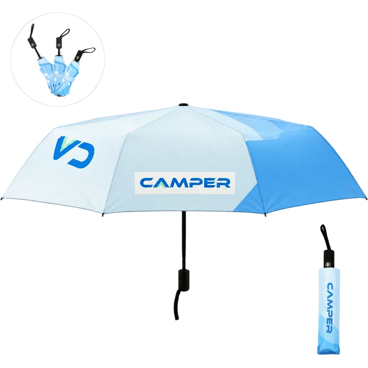 21” Anti-rebound Folding Umbrella