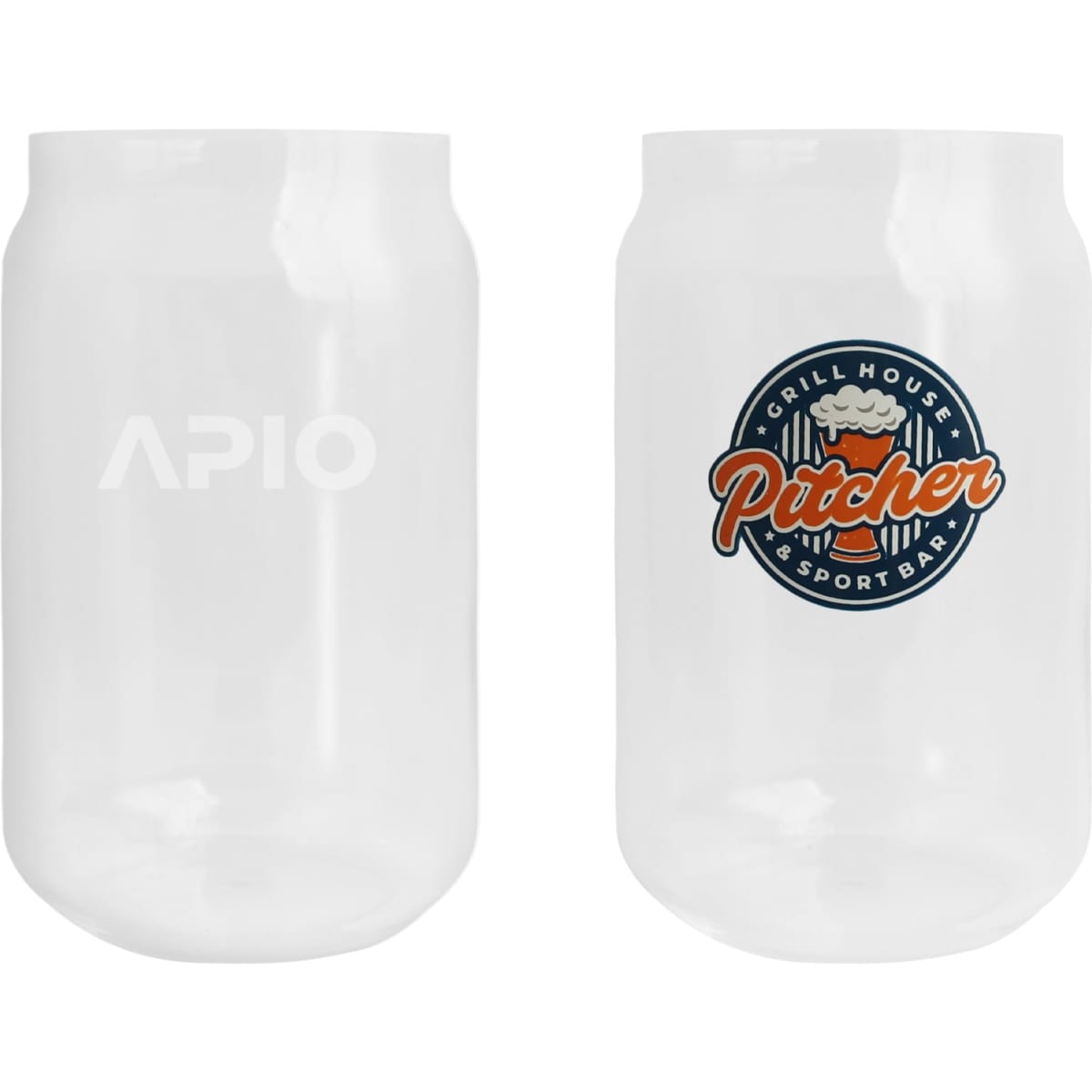 Can Shaped Glass Cup