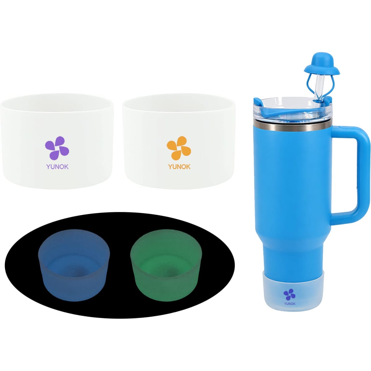 Glow in the Dark Silicone Boot for Tumbler