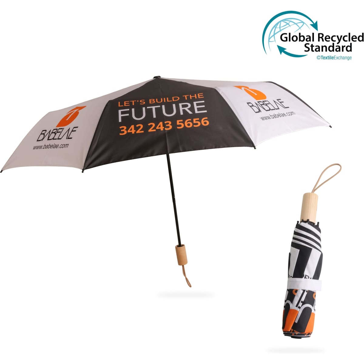 Regular Triple folding RPET umbrella