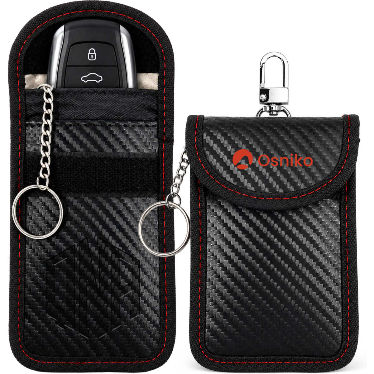 Carbon Fibre Faraday Key Pouch