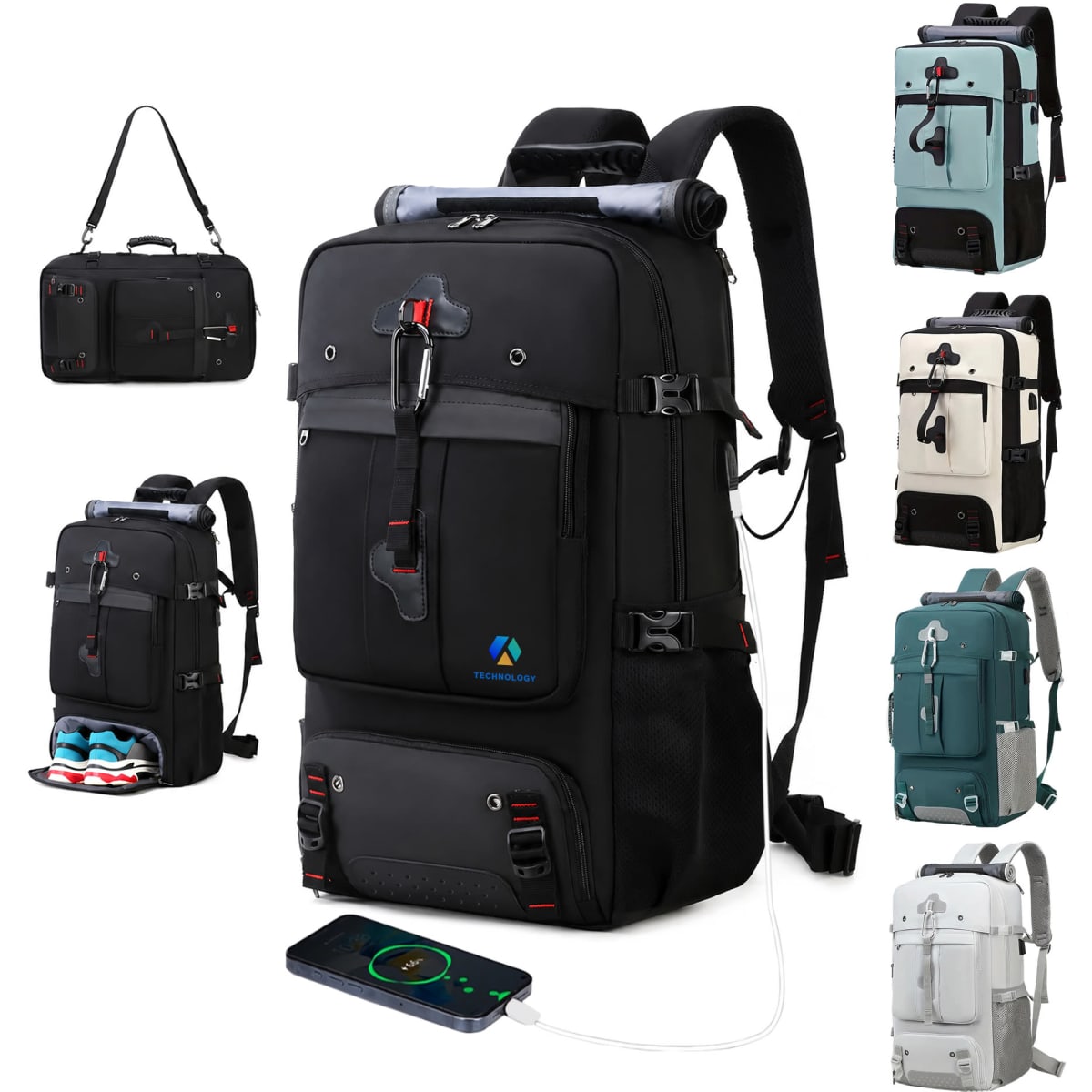 Convertible Backpack Duffel Bag