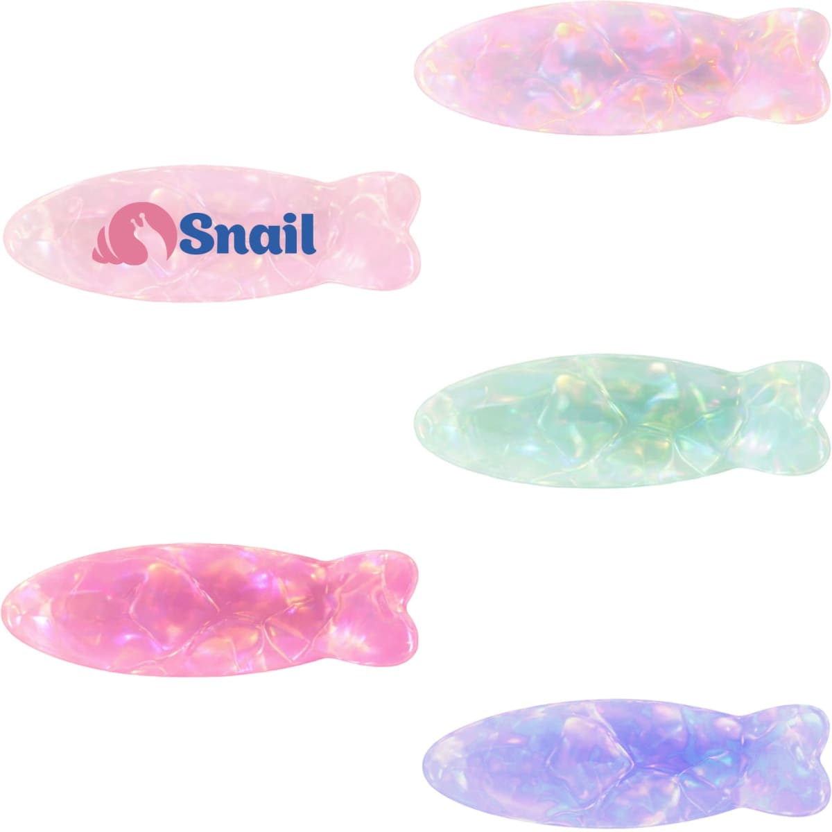 Fish Shape Iridescent Hair Clip