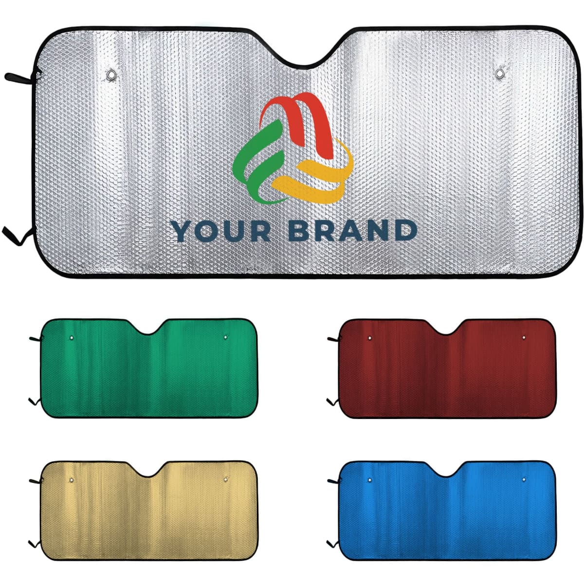 Bubble Aluminum Car Sunshade