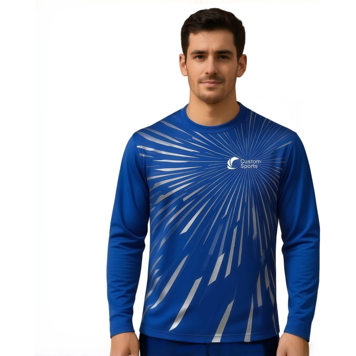 100% Poly Milk Silk Sublimated Basic Long Sleeves Shirt
