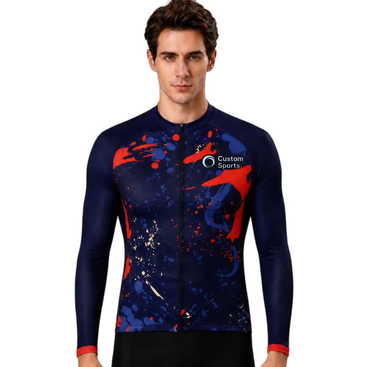 Men’s Sublimated Long Sleeve Cycling Jersey