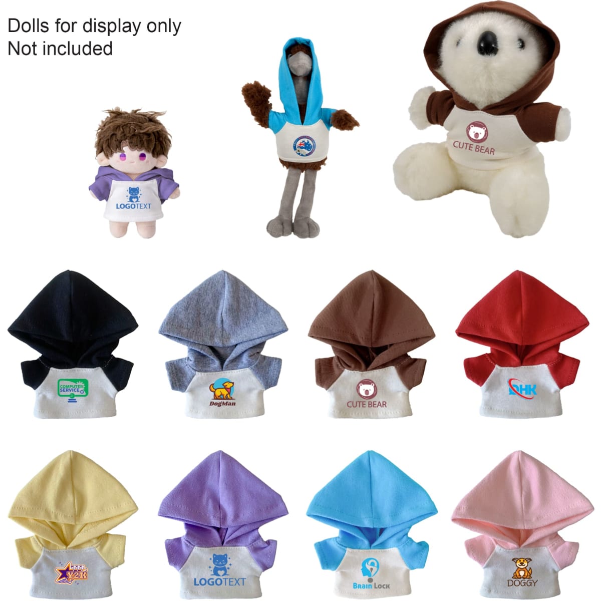 Plush Doll Raglan Hoodie