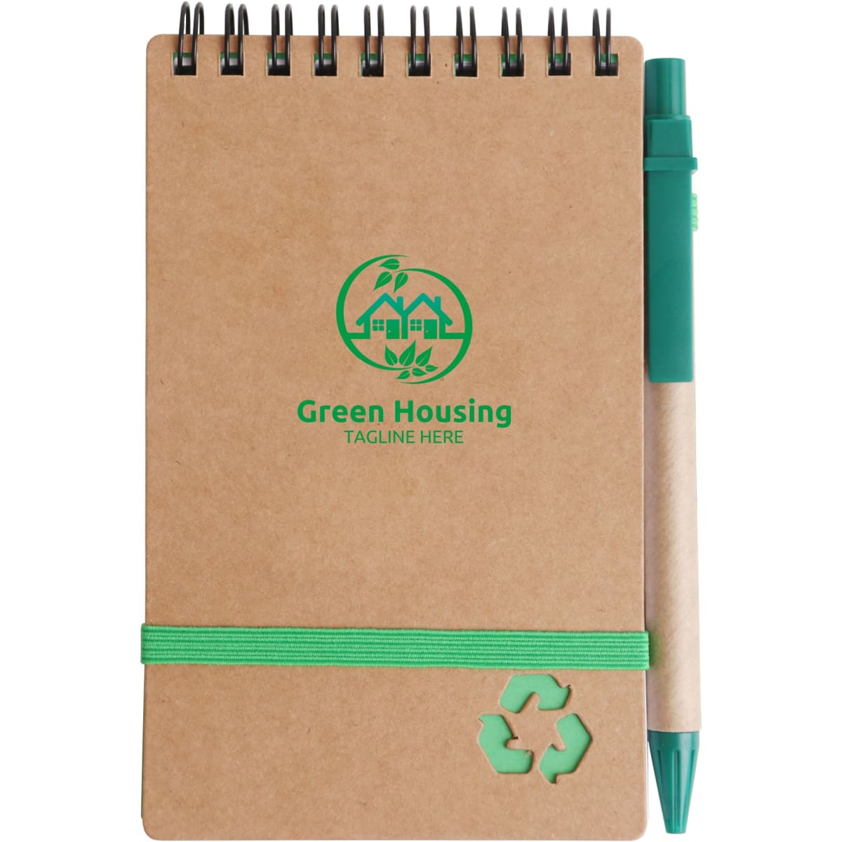 Spiral Notebook with Ballpoint Pen
