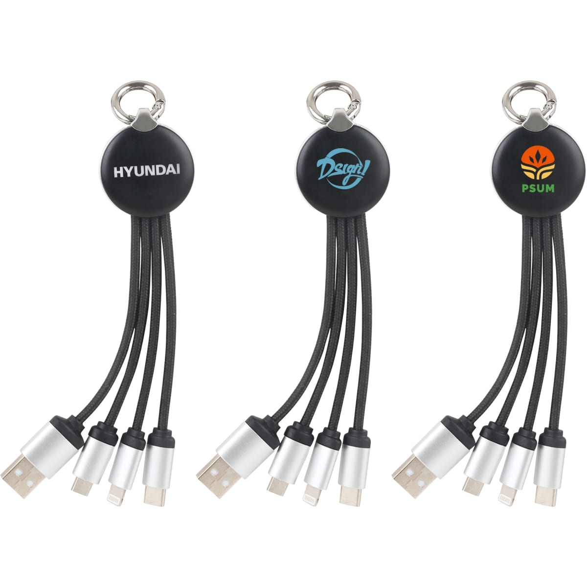 Round Shaped Light Up Charging Cable
