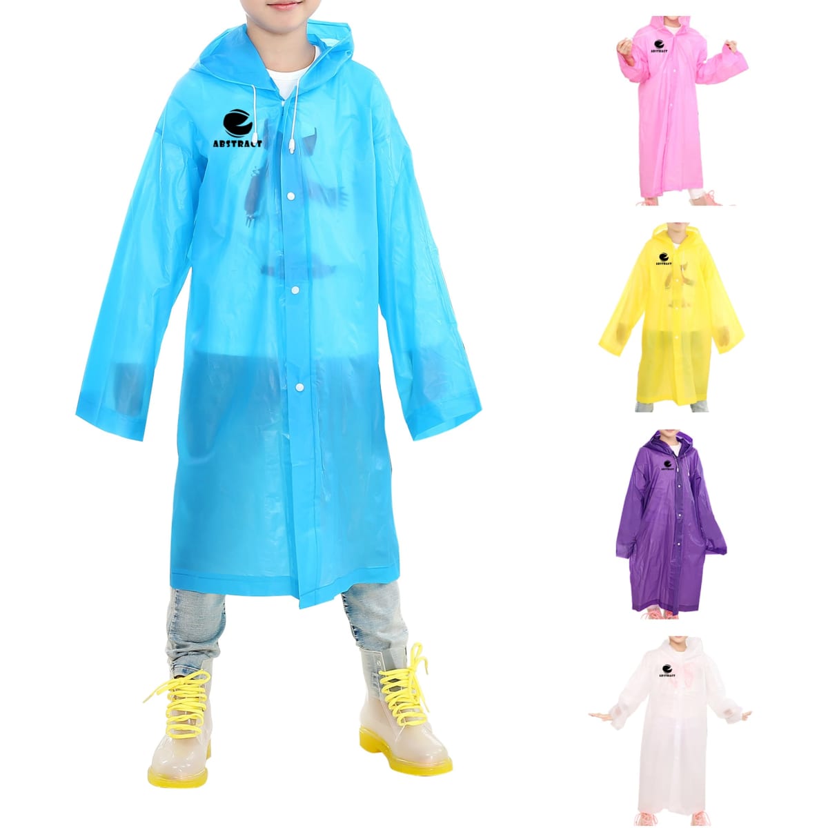 Kids EVA Reusable Raincoat