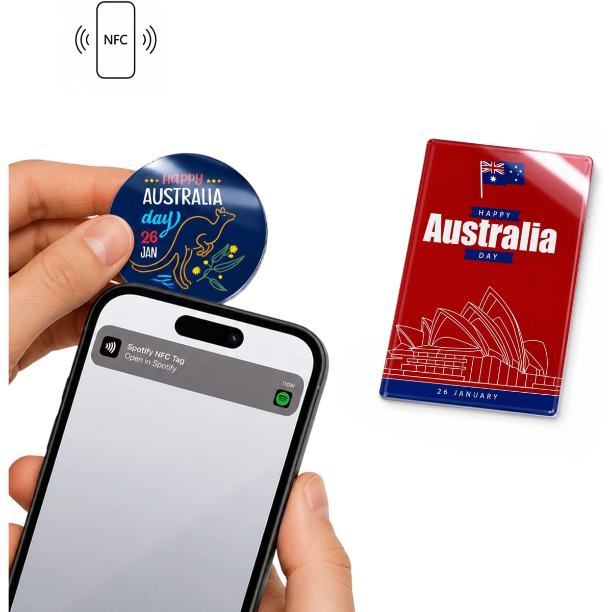 NFC Acrylic Fridge Magnets