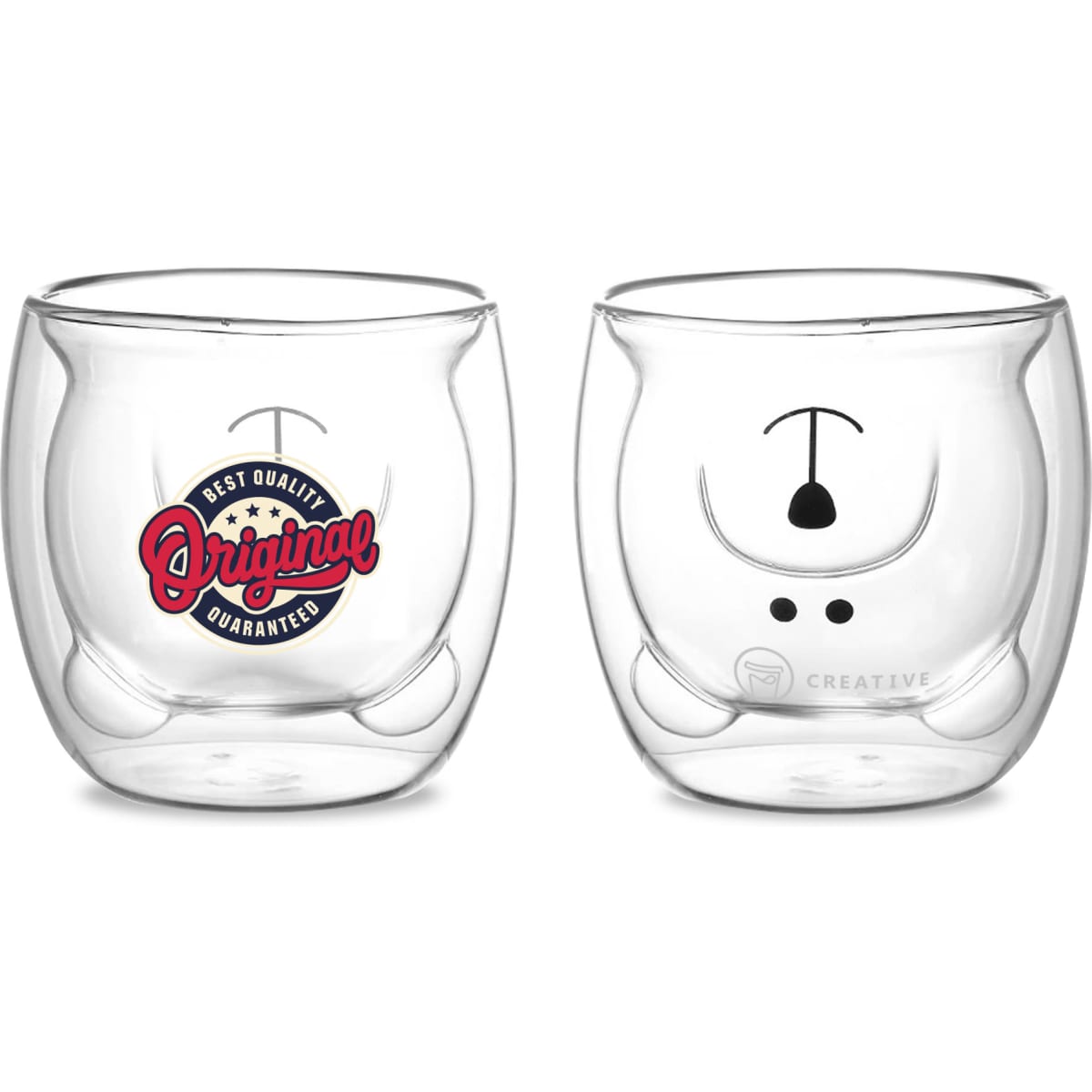 Bear Double Wall Glass