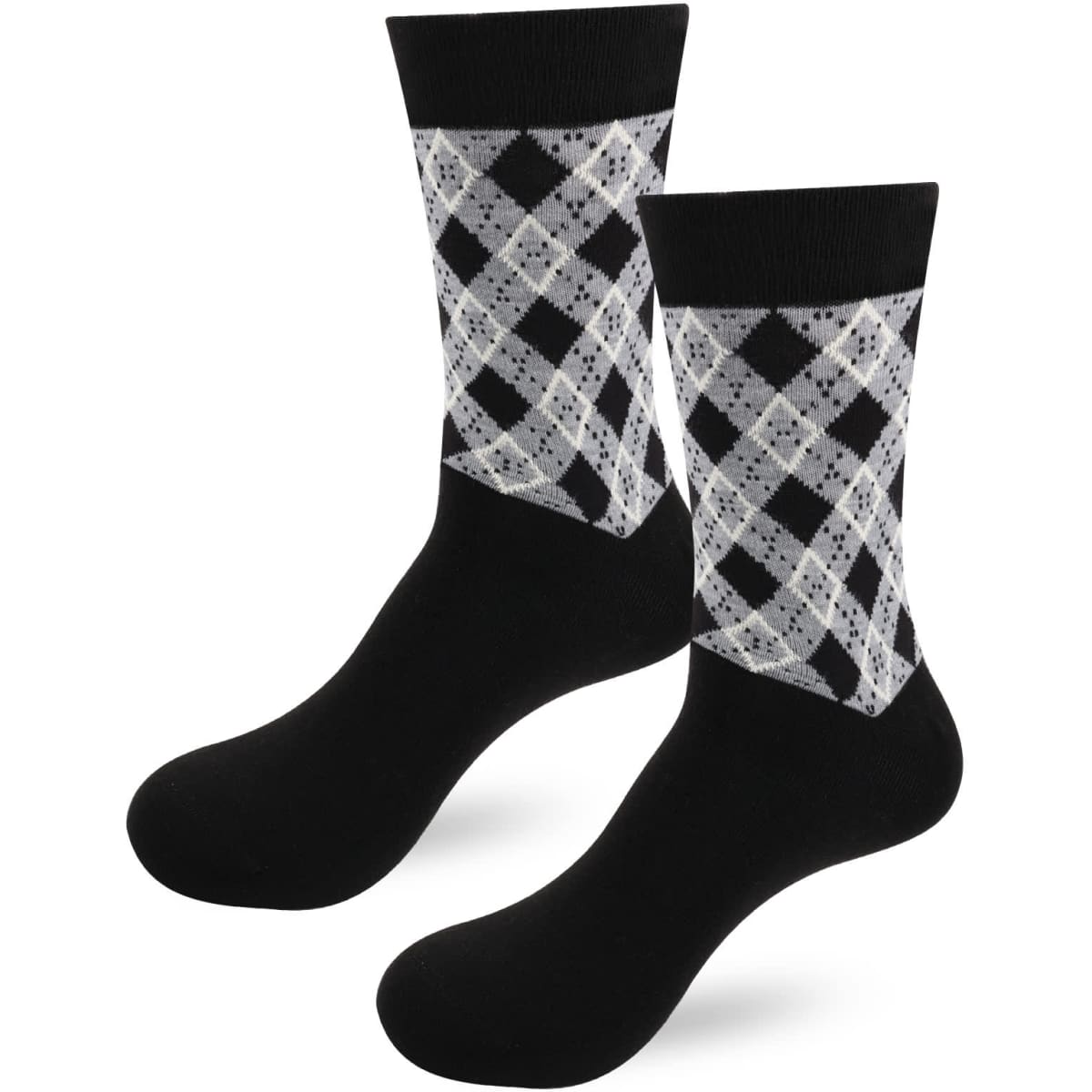 Crew Custom Pattern Woven Bamboo Socks – With Towel Bottom