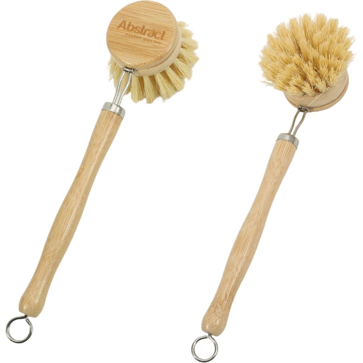 Long-Handled Kitchen Wooden Cleaning Scrubber