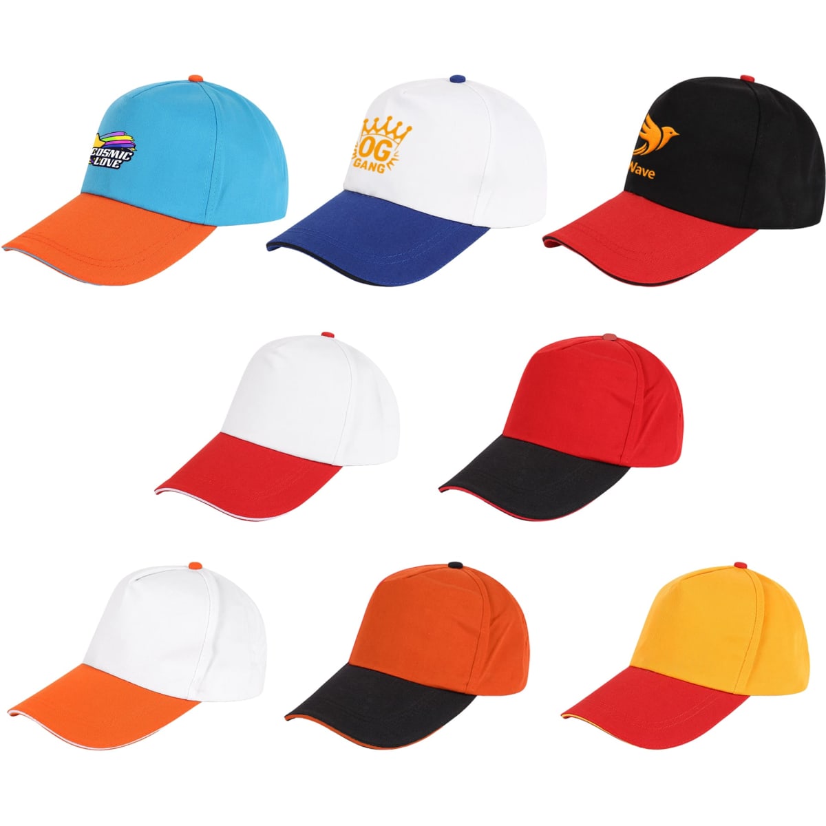 5 Panel Sandwich Bill Hat