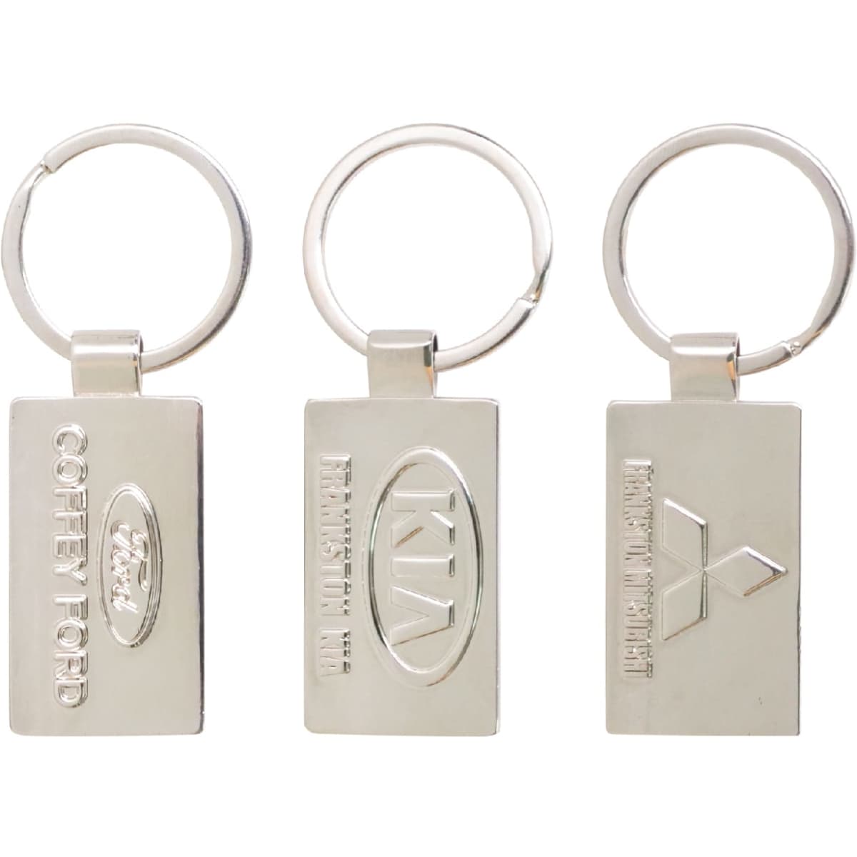 Custom Shaped Die Struck Keyring