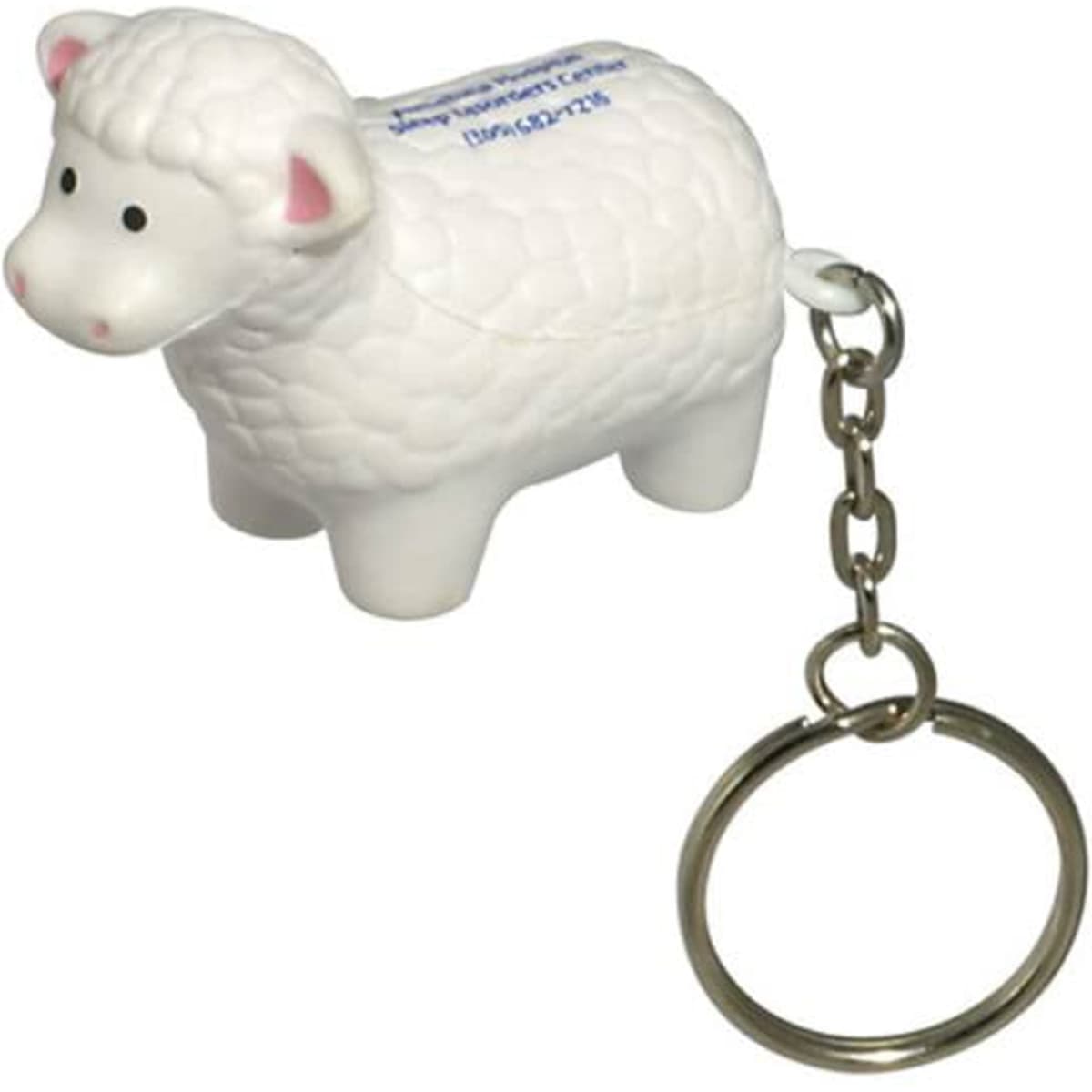 Keyring with Sheep Stress Reliever