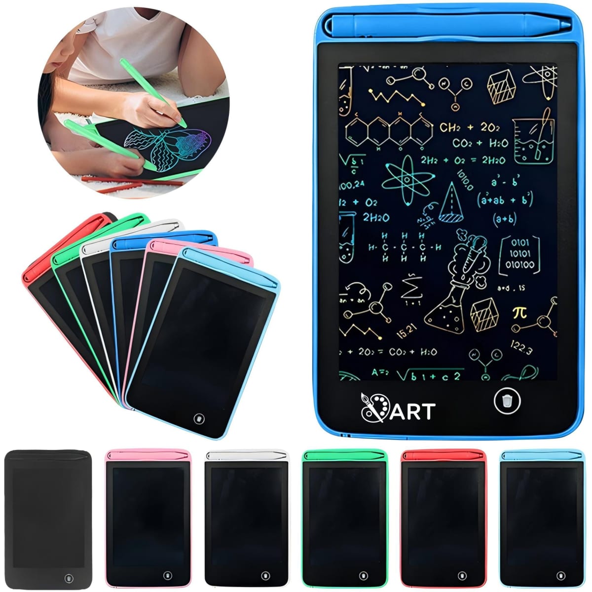 8 1/2" LCD Drawing Writing Erasable Tablet