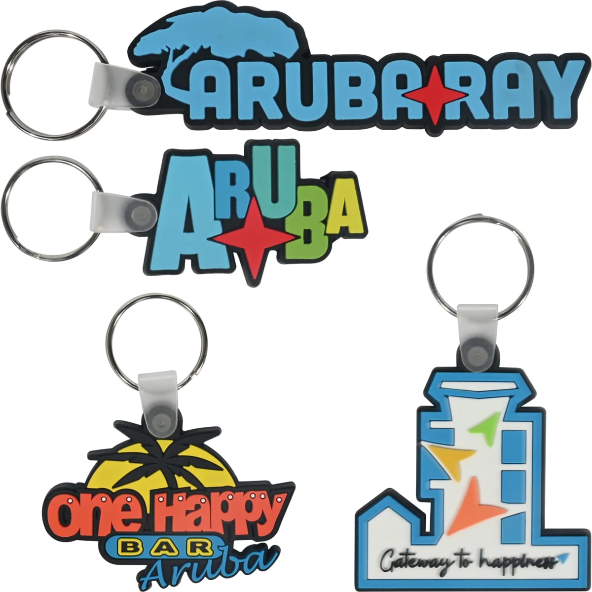 Custom 2D PVC Keytag