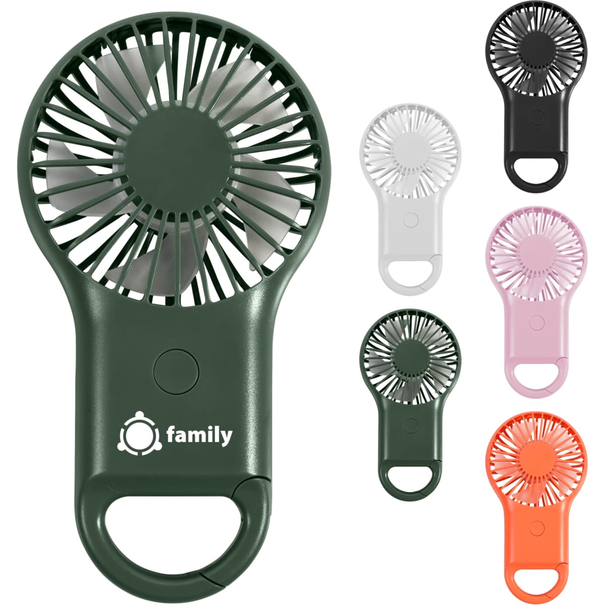 Mini Fan With Carabiner Buckle