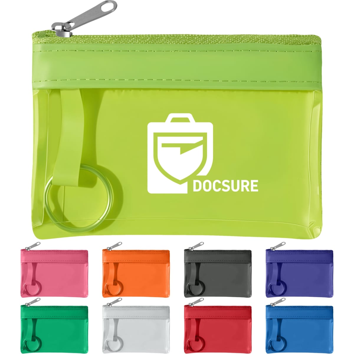 PVC Coin Purse With Key Ring