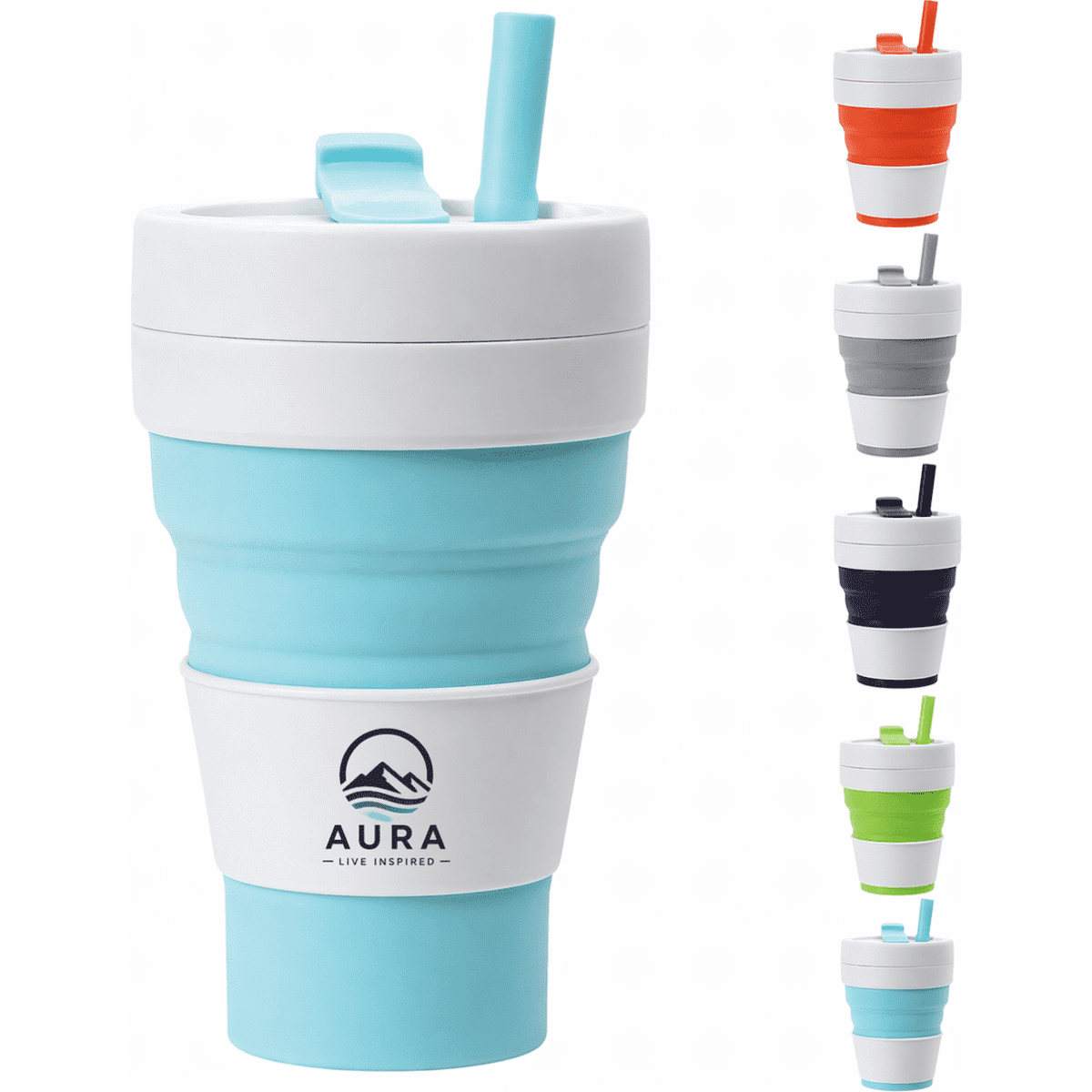 16oz Collapsible Silicone Coffee Cup
