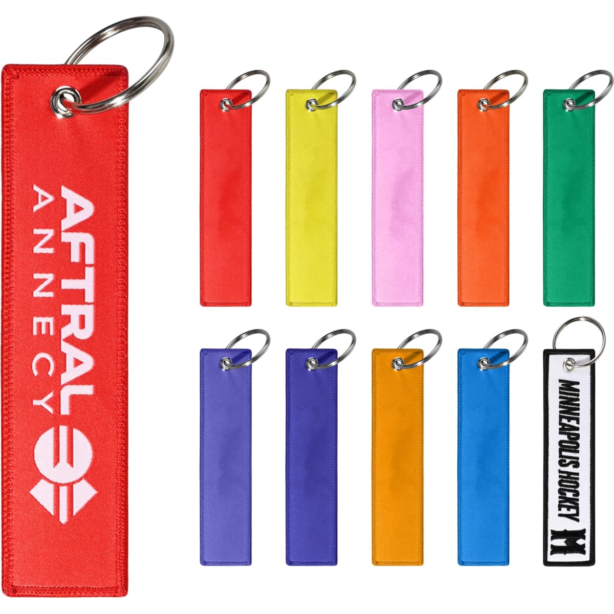Custom Woven Key Tag