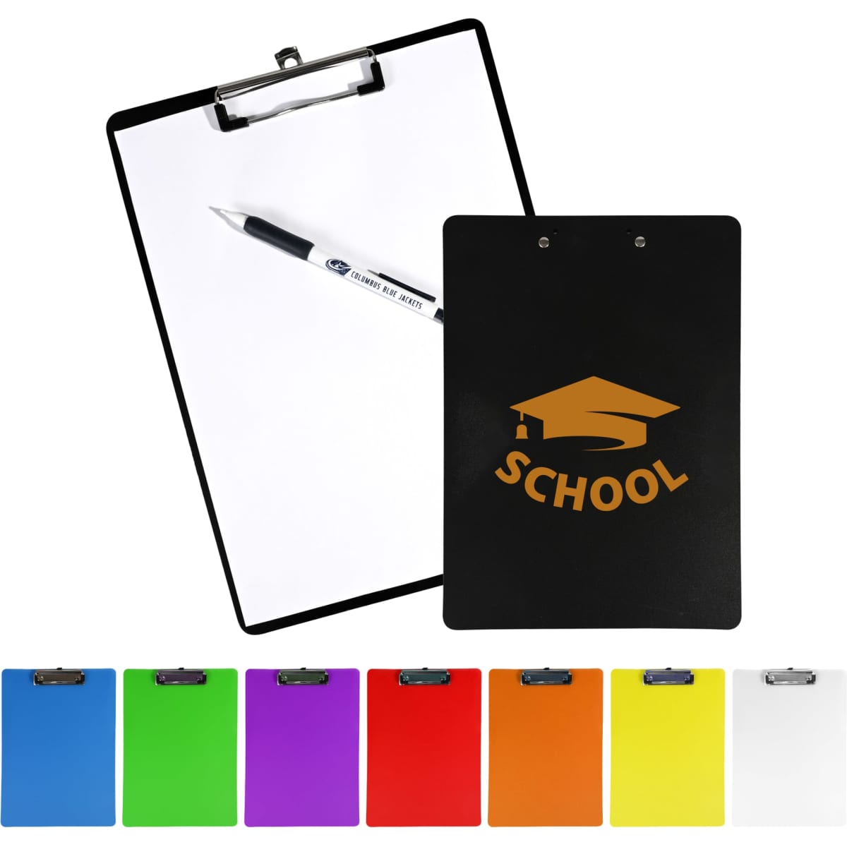 A4 PVC Clipboard with Metal Clip