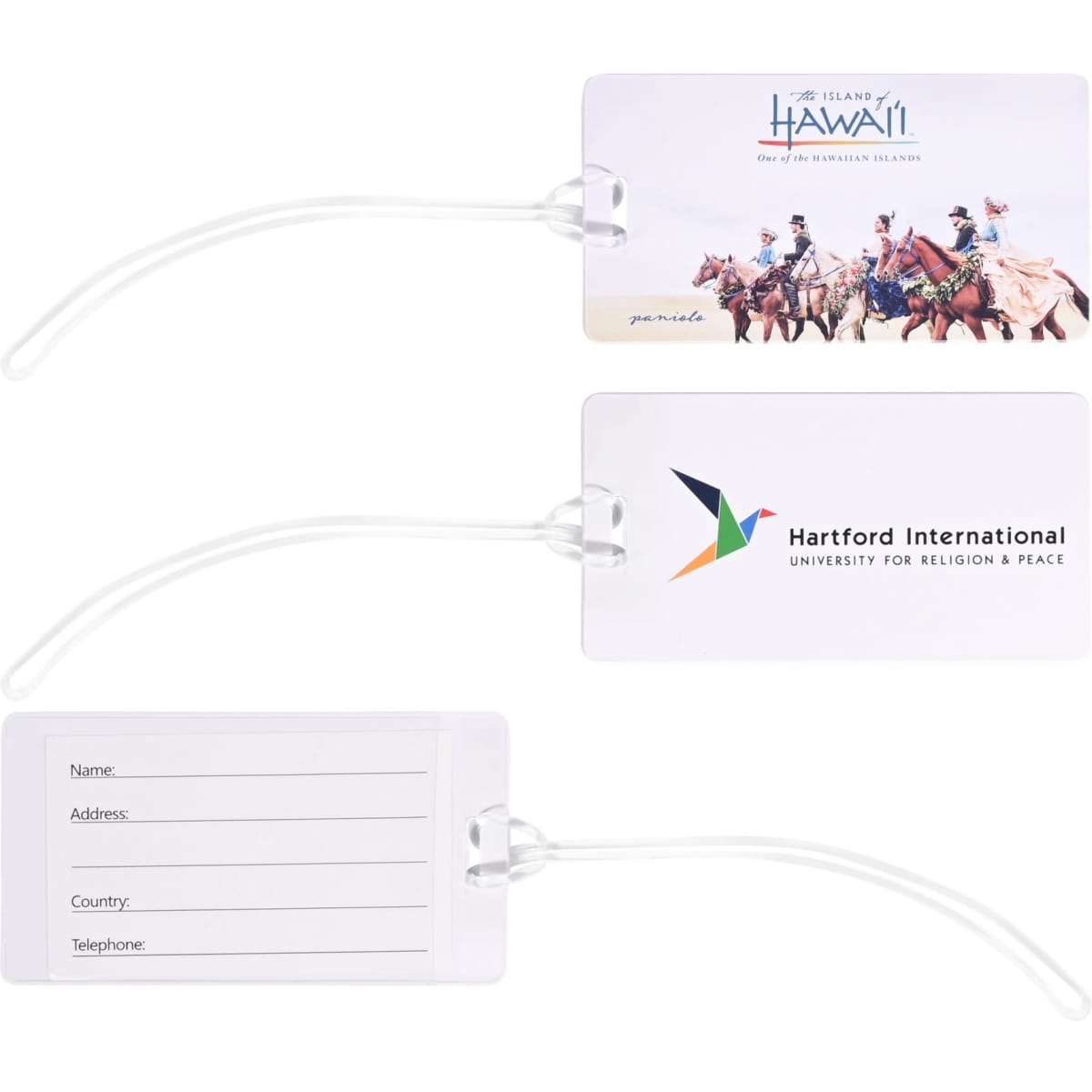 PVC Luggage Tag w/Paper Insert