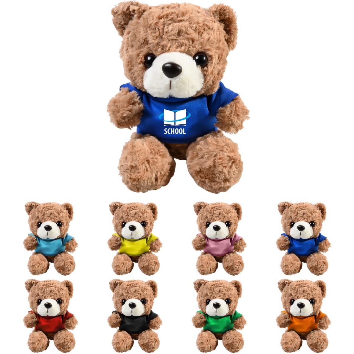 Plush 10" Teddy Bear with T-shirt