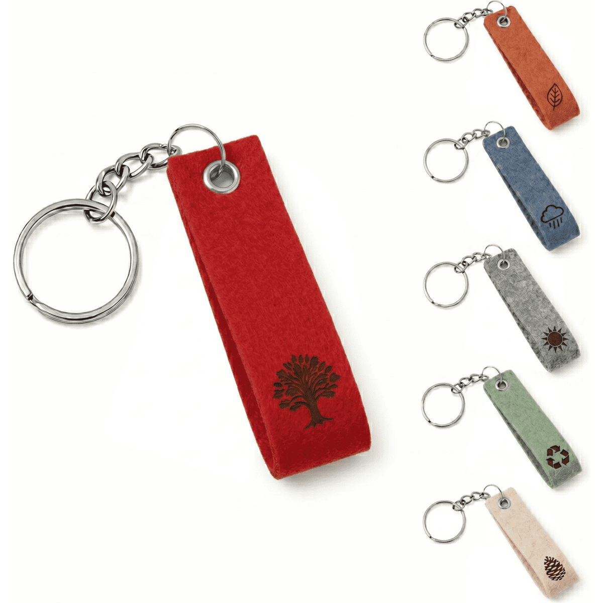 Recycled Felt Keychain