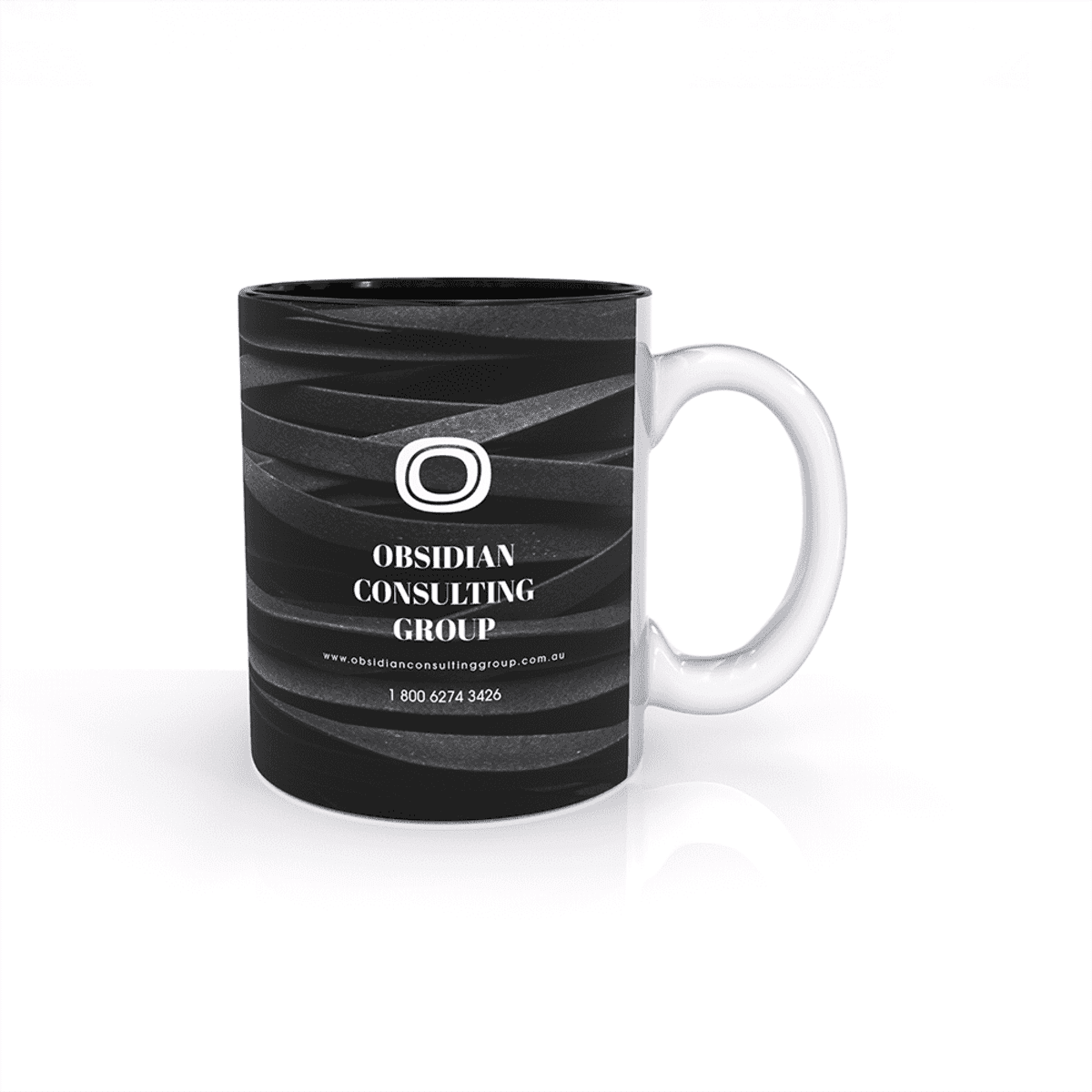 Sublimation Classic Can Mug White/Black