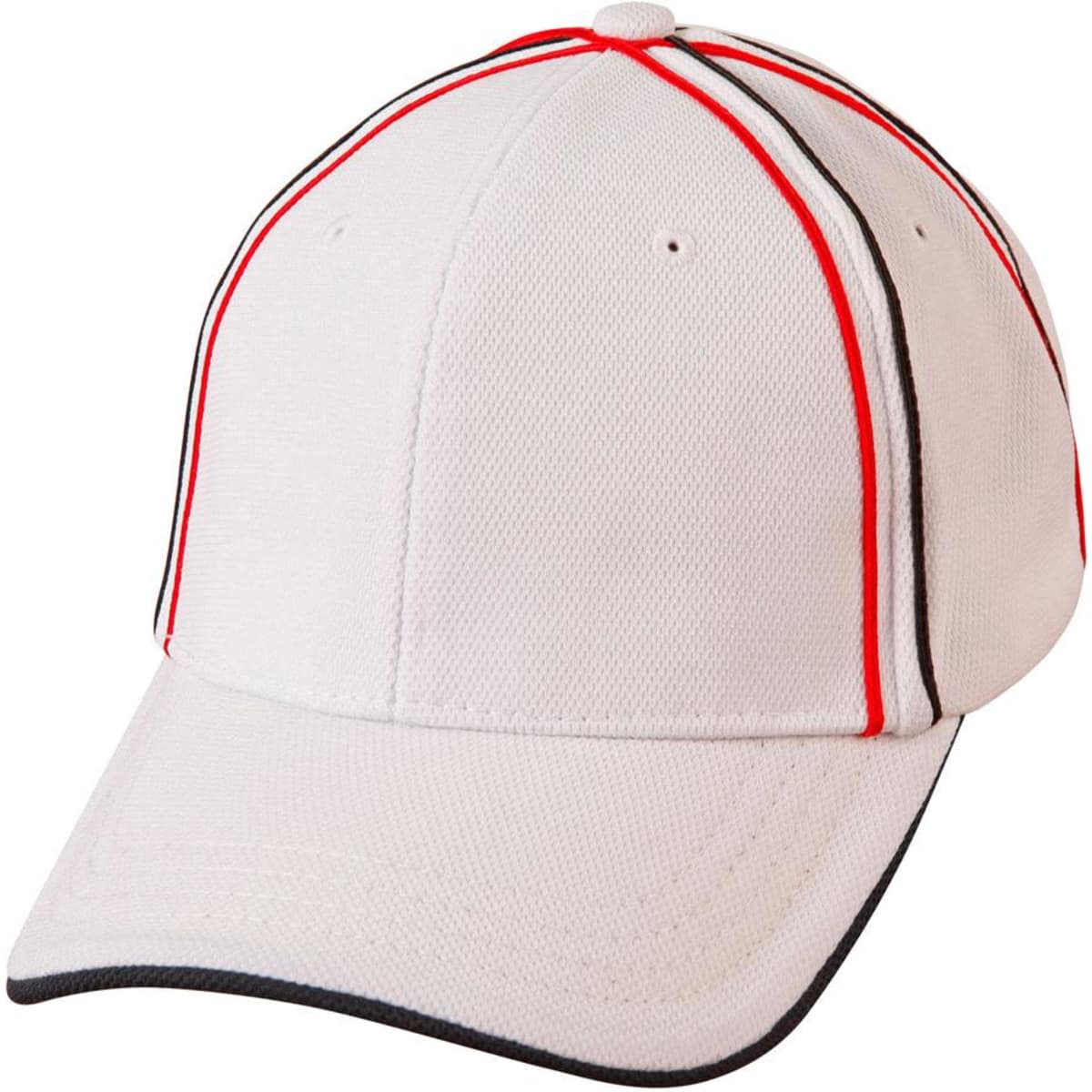 Tri-color pique mesh structured cap