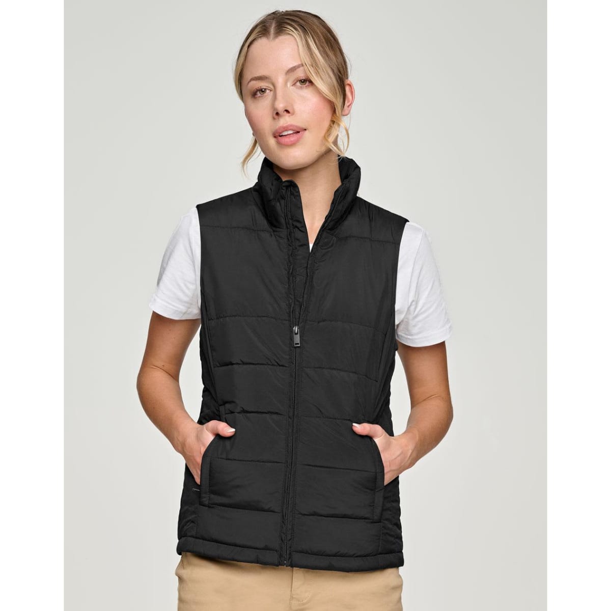 Ladies’ Sustainable Insulated Puffer Vest (3D Cut)