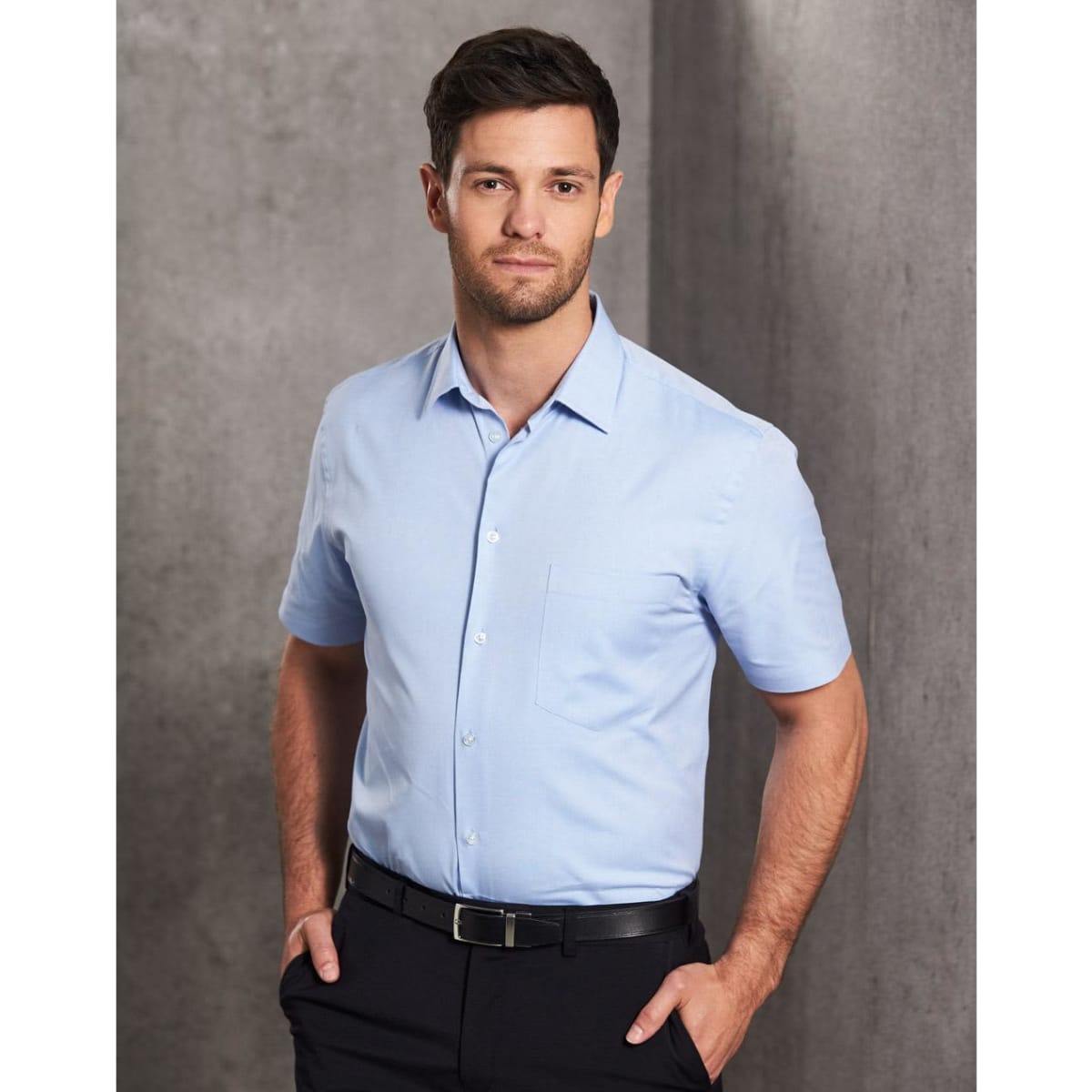Men’s CVC Oxford S/S Shirt