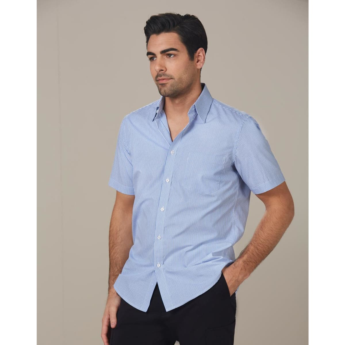 Men’s Balance Stripe Short Sleeve Shirt