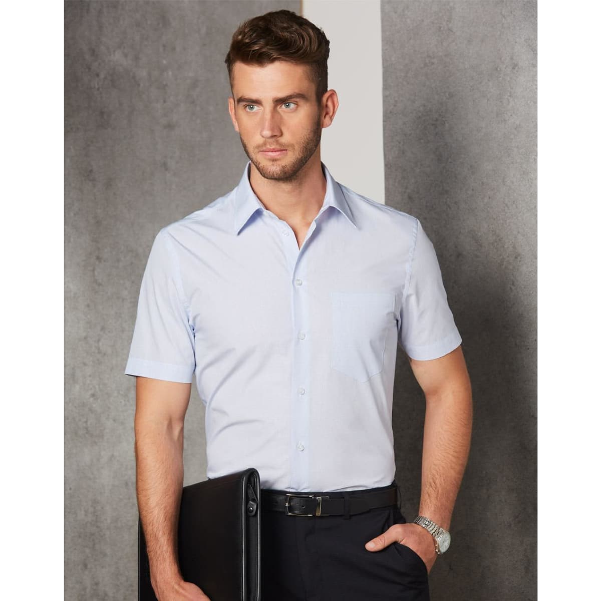 Men’s Mini Check S/S Shirt