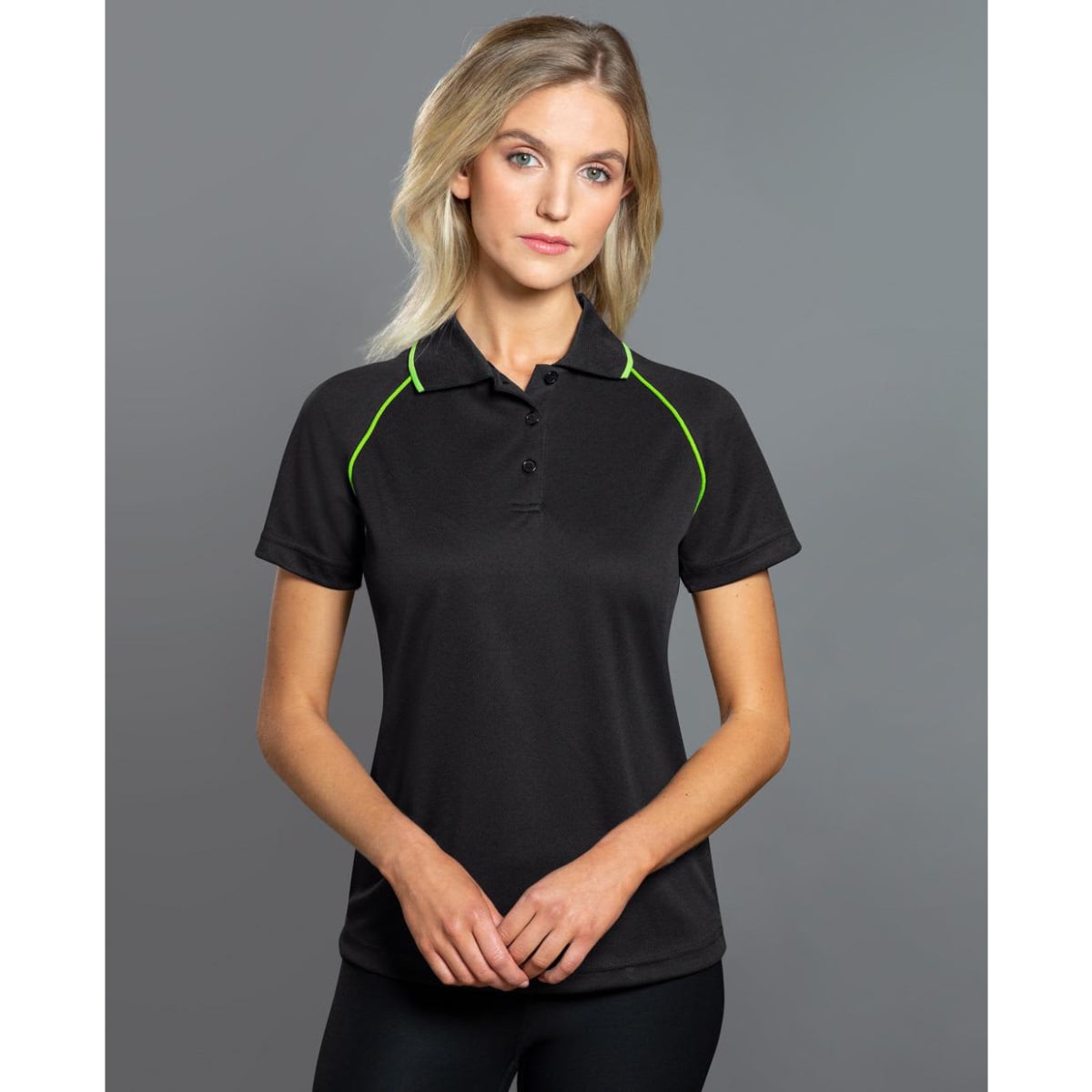 ladies cooldry raglan S/S polo