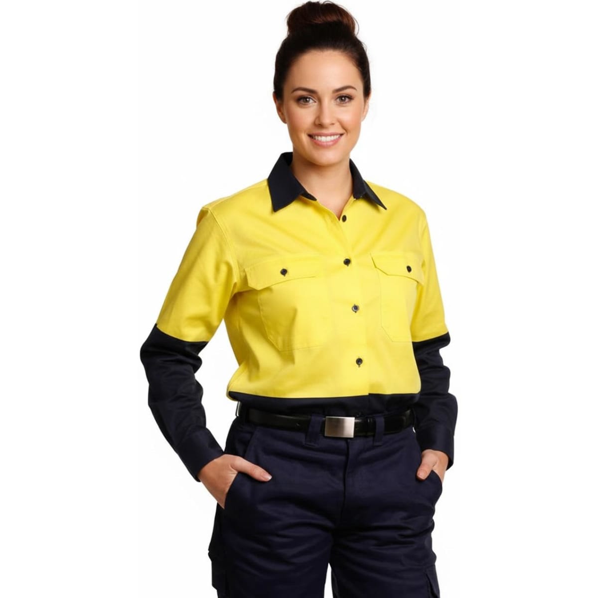 Ladies’ Hi-Vis L/S Safety Shirt