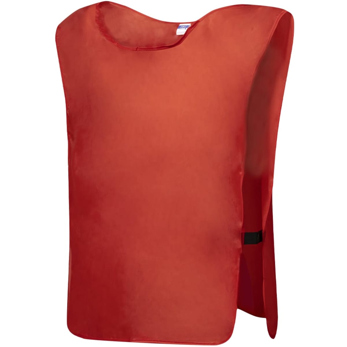 A red Sporter Jacket made from lightweight material, featuring an open design with a logo.