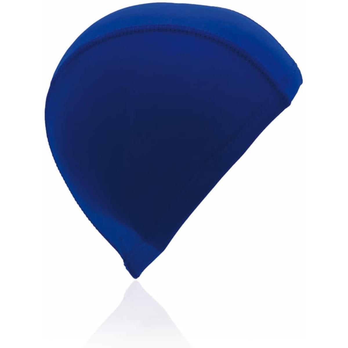A blue hat with a sleek design and a small logo, suitable for various headwear uses.