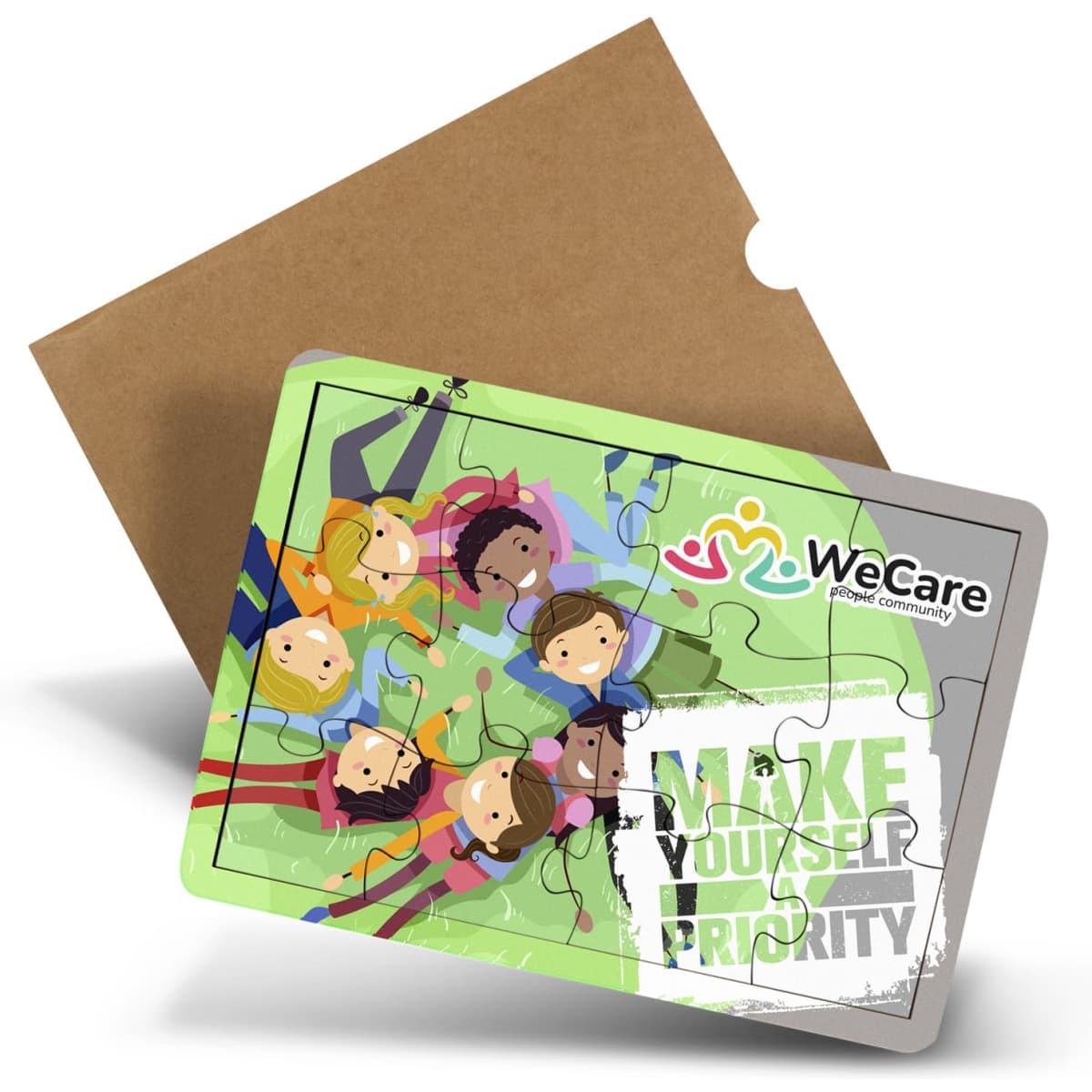 Wooden 12 Piece Puzzle