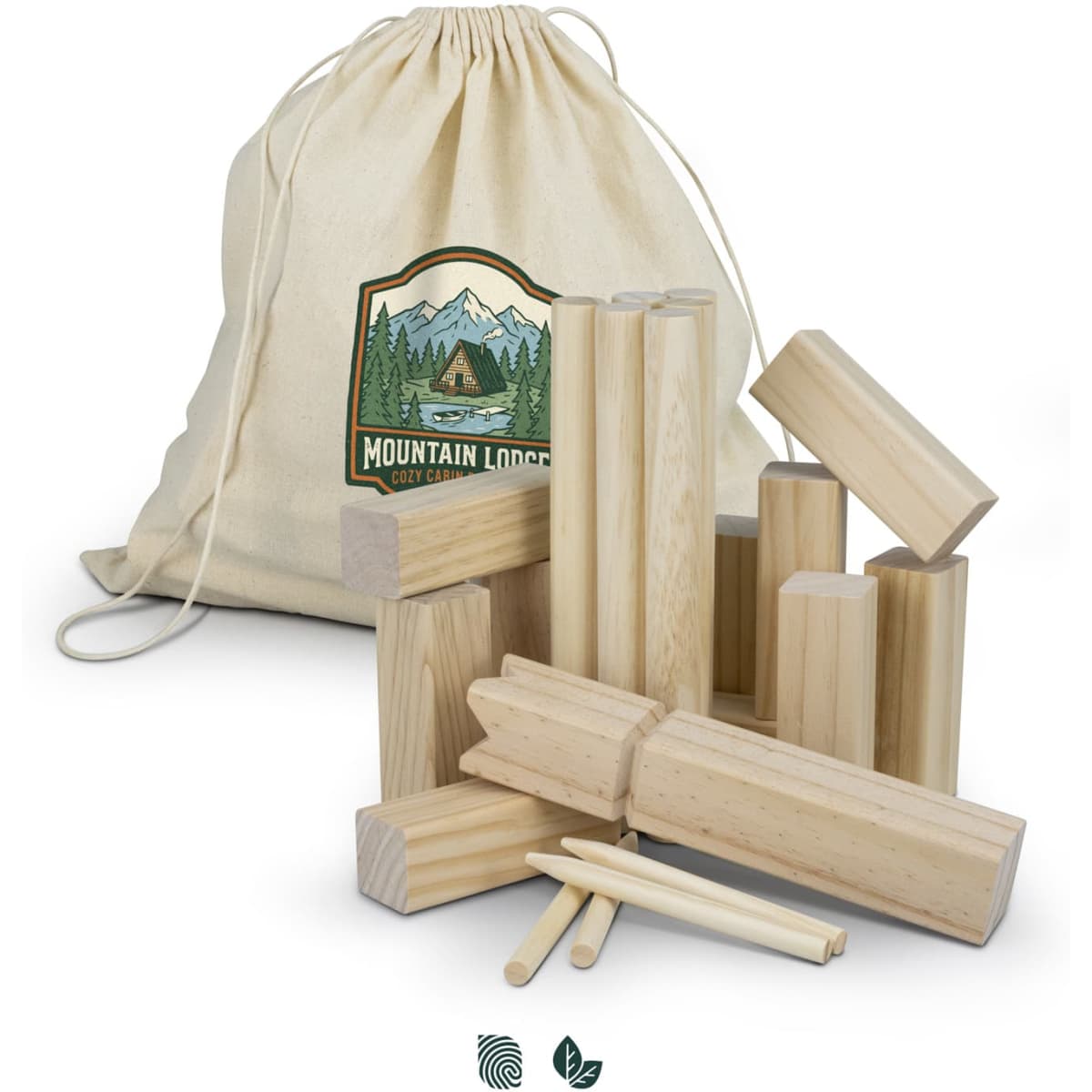 Kubb Wooden Game